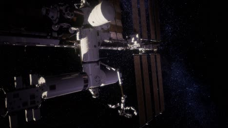 Estación-Espacial-Internacional-En-El-Espacio-Ultraterrestre
